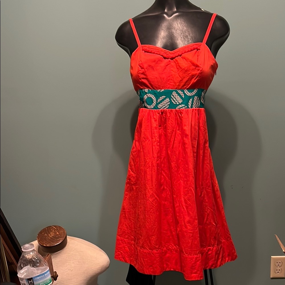 Red Sweetheart Spaghetti Strap Mini Dress
